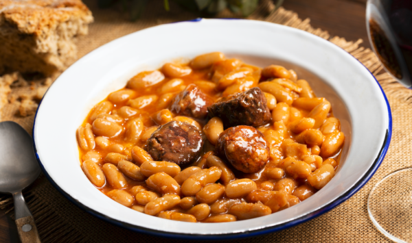 Fabada asturiana al estilo tradicional