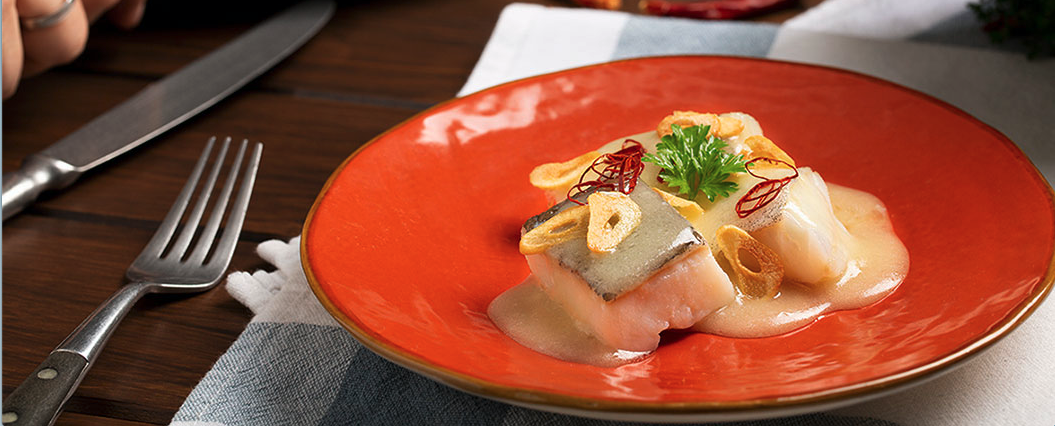 Receta de bacalao al pil pil