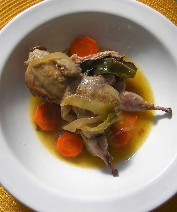 Codorniz en escabeche