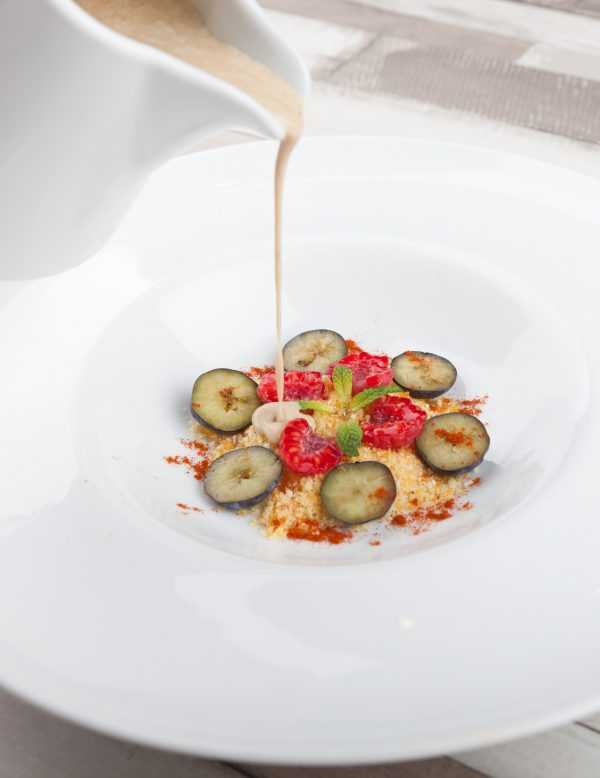 Mahonesa de Foie con Verduras