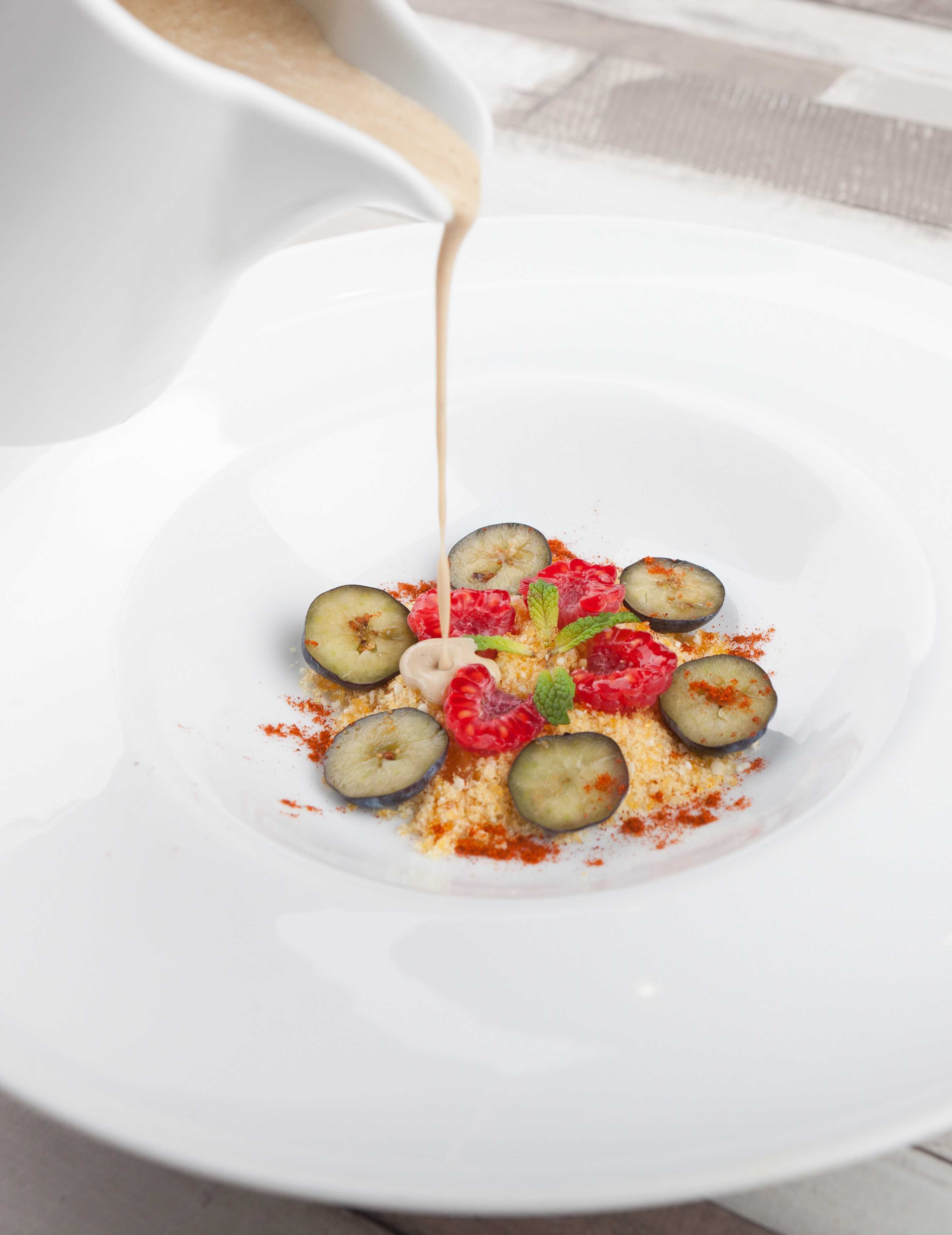 Mahonesa de Foie con Verduras