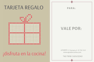 Tarjeta regalo cocinas del mundo