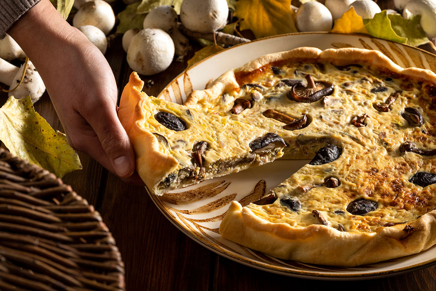 Curso de cocina vegetariana casera quiche de verduras