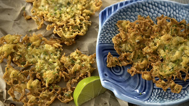 tortillitas de camarones