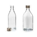 BOTELLA CRISTAL + TAPON DE ACERO 1L