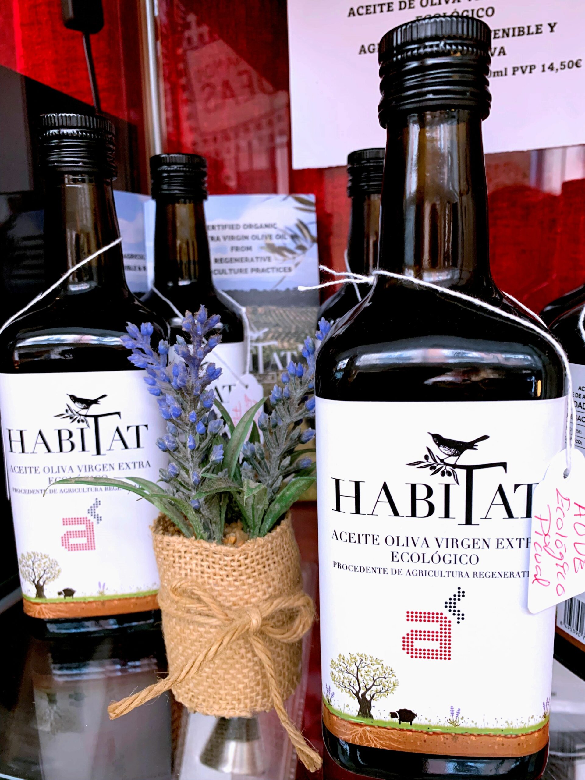 HABITAT-ACEITE DE OLIVA VIRGEN EXTRA ECOLÓGICO -PICUAL 500ML- GRANADA