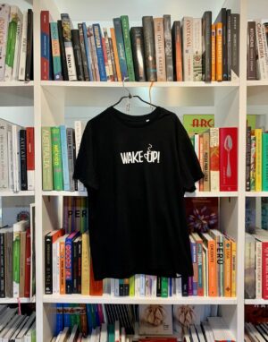 CAMISETA WAKE UP NEGRA TALLA M