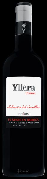 VINO YLLERA 10 MESES ROBLE FRANCES Y AMERICANO(CASTILLA LEON)
