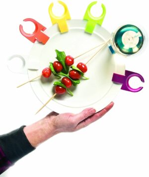 6 CLIPS PLATO Y COPA