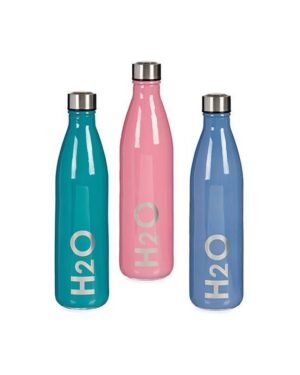 BOTELLAS AGUA COLORES H2O 1 LITRO