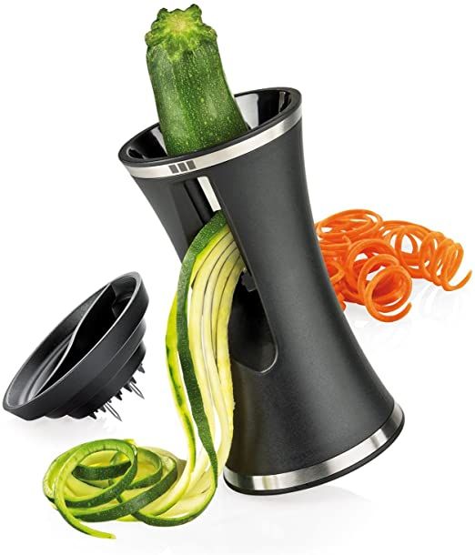 CORTADOR DE VEGETAL EN ESPIRAL NEGRO KÜCHENPROFI